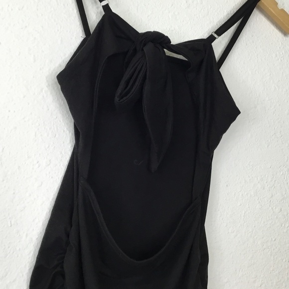 Little Black Ruched Dress - Picture 5 of 5